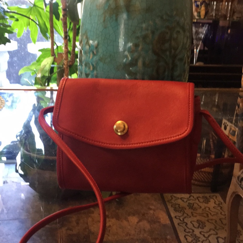 Coach bag red